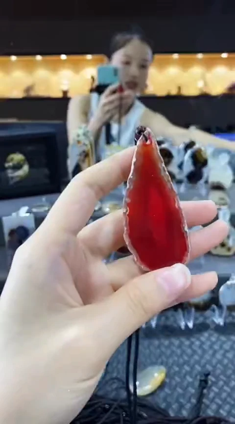 未镶嵌颈饰玛瑙/玉髓东**蛛玛瑙