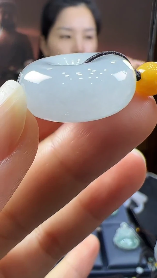 未镶嵌挂件翡翠甜甜圈