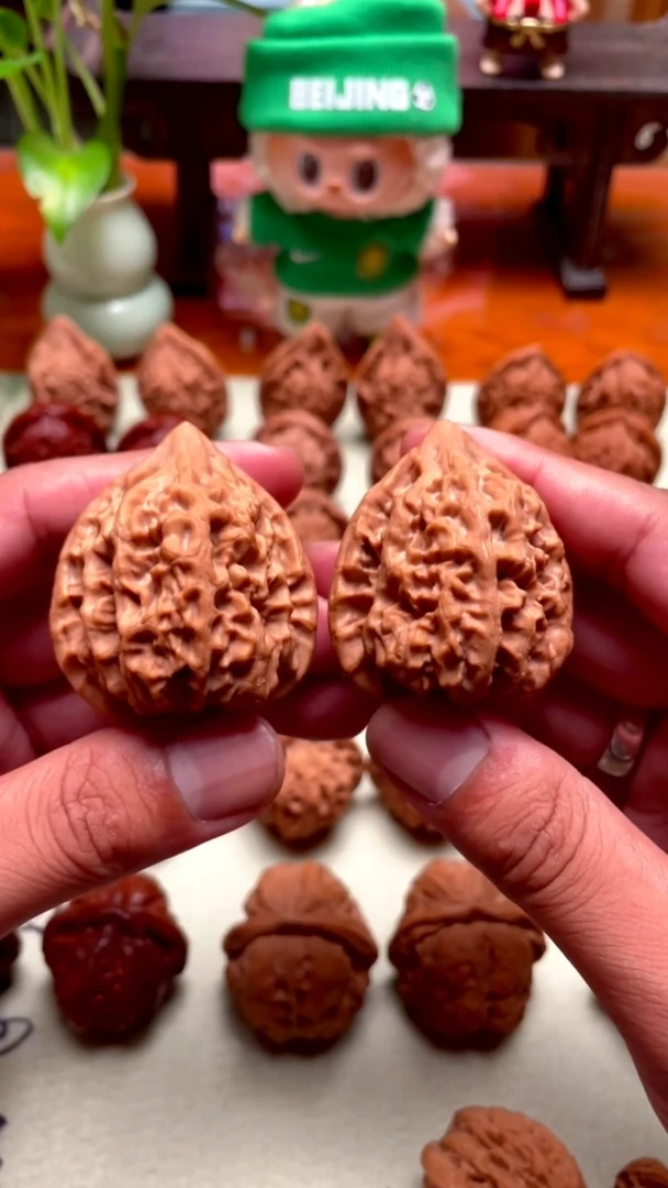 把件文玩核桃鸡心麻核桃 规格42+