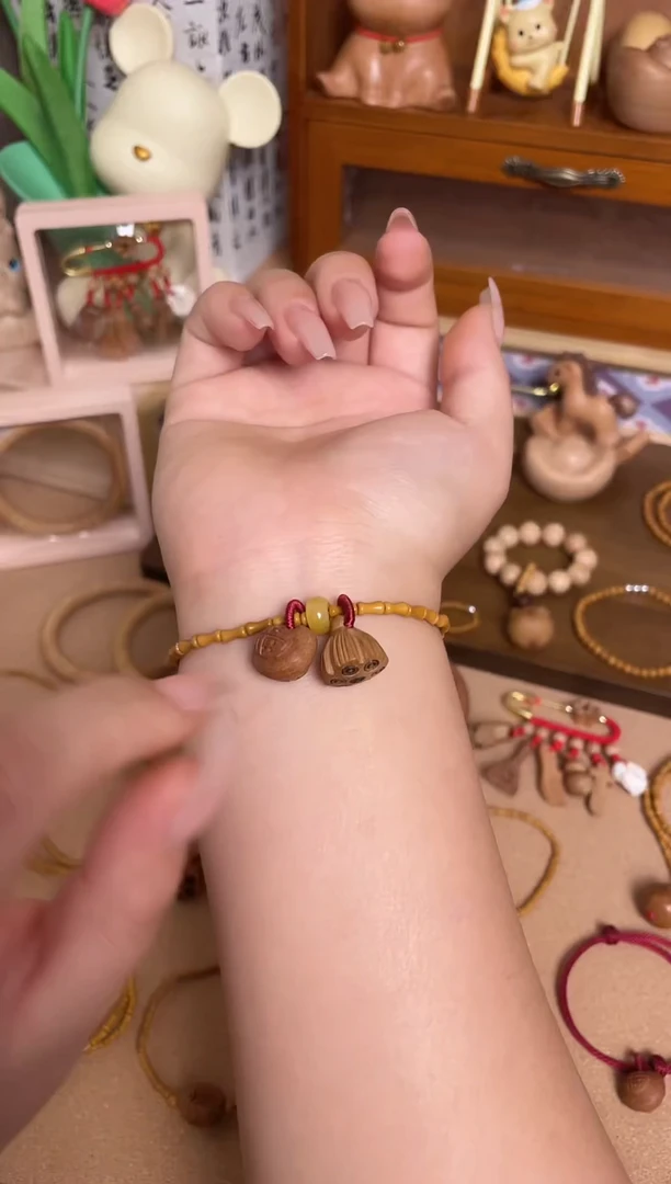 竹节福运连连加黄跑环一物一拍