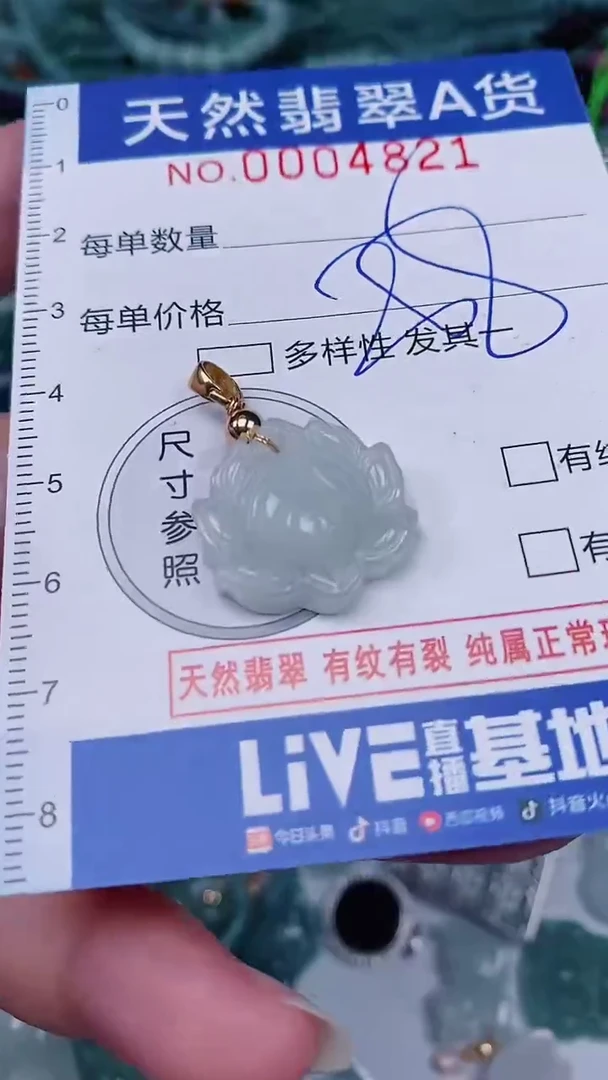 翡翠未镶嵌颈饰00004821