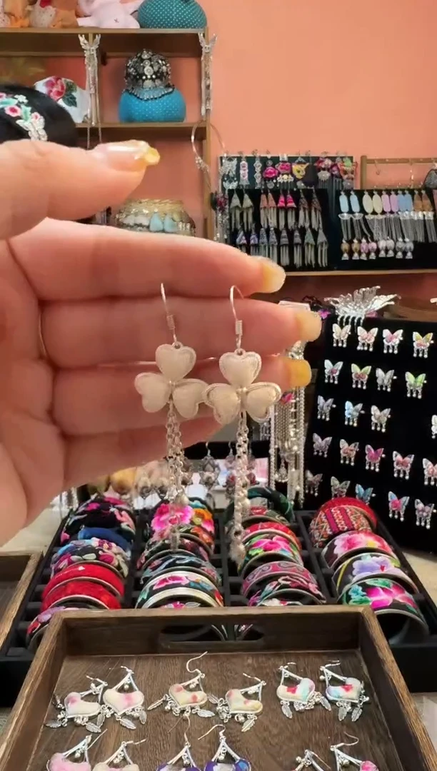 织绣艺枝独绣老绣饰品165