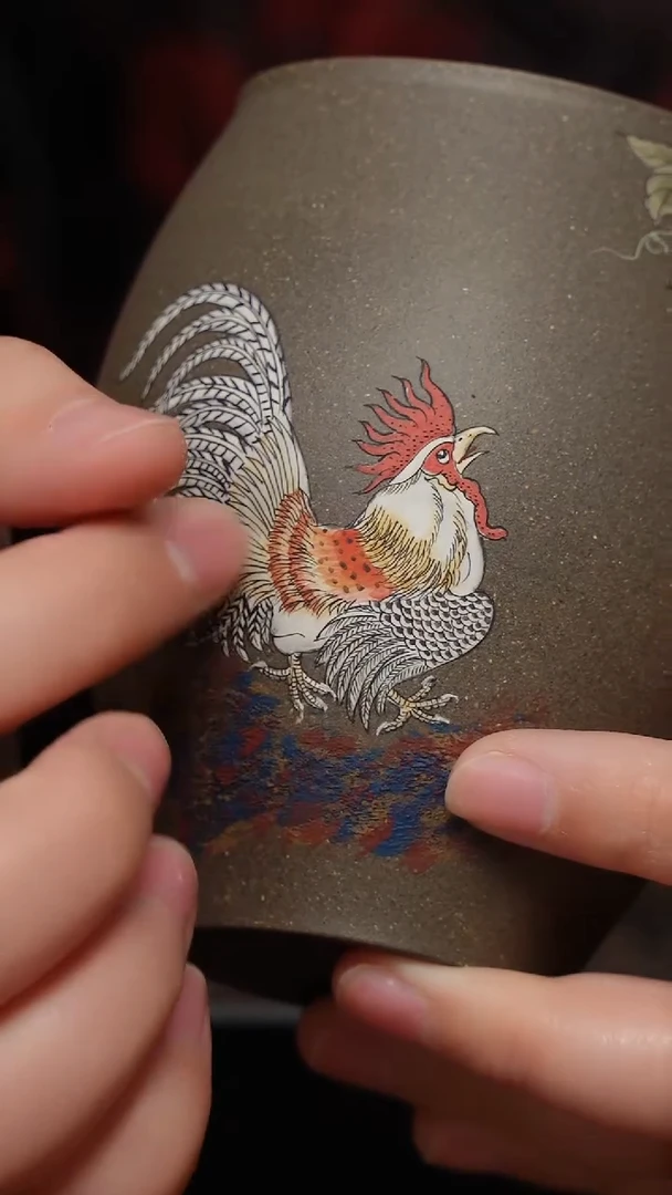 【闪购商品】紫砂茶杯非遗茶器-公鸡杯