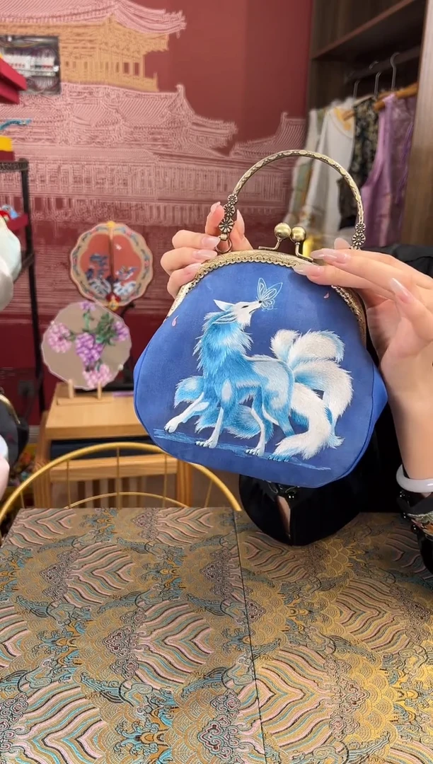 【闪购商品】刺绣苏绣手工刺绣包包