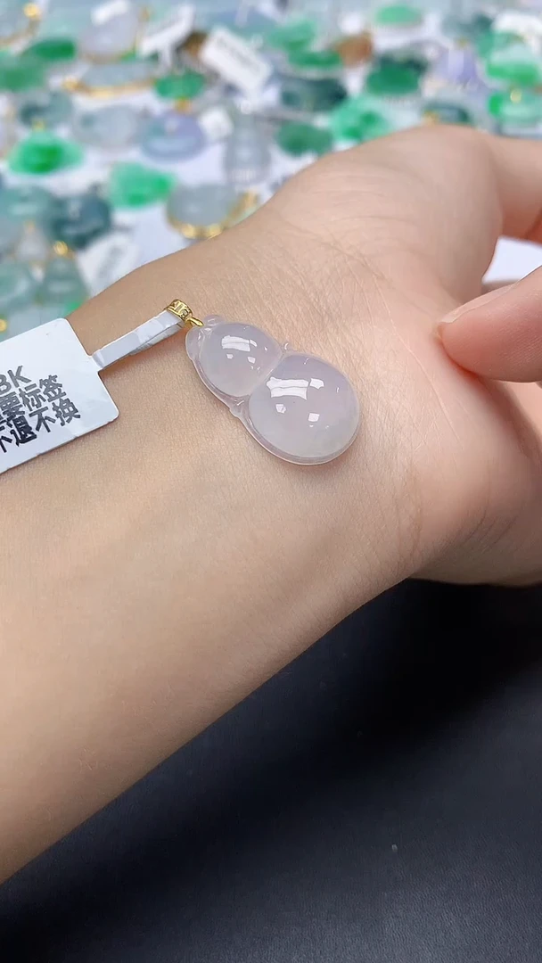 翡翠未镶嵌颈饰天然缅甸a货翡翠