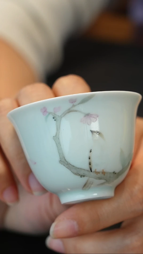 珏窑花鸟主人杯单品