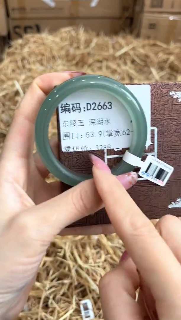 未镶嵌手镯石英质玉D2663