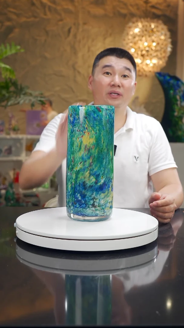 摆件福利设计款莫奈花瓶