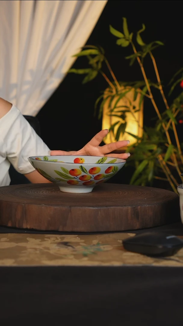 碗景德镇手工手绘高温陶瓷可进蒸箱烤箱洗碗机