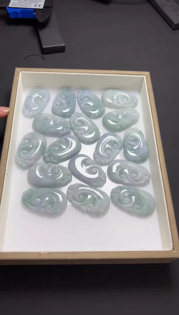 颈饰未镶嵌翡翠K610-1261 如意多样性发一件