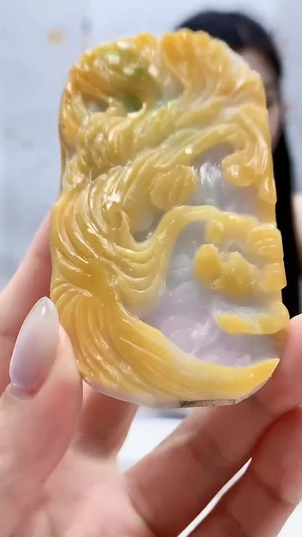 定制翡翠未镶嵌0405lr-毛货挂件72