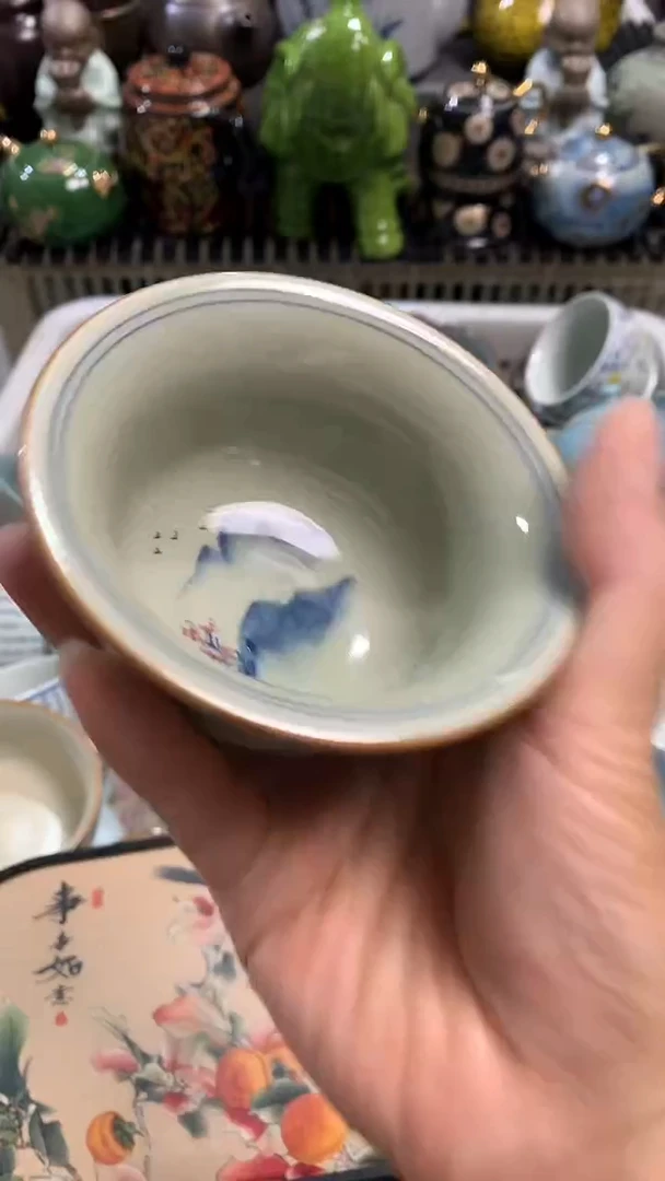 微微瑕疵茶杯茶具盖碗【安全包装不带礼盒】