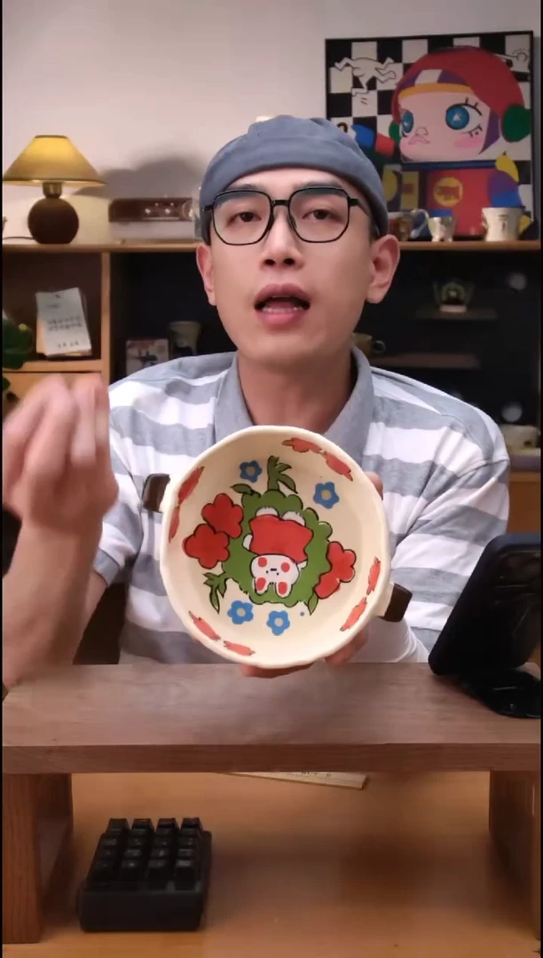 摆件景德镇可爱设计师款陶瓷