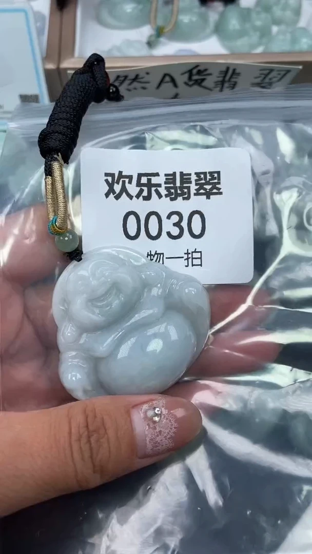 颈饰未镶嵌翡翠缅甸天然翡翠0030