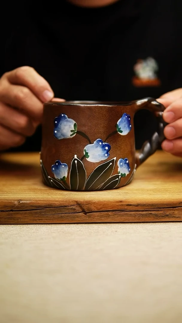 @@陶园瓷舍@@纯手工手绘@高温釉下彩