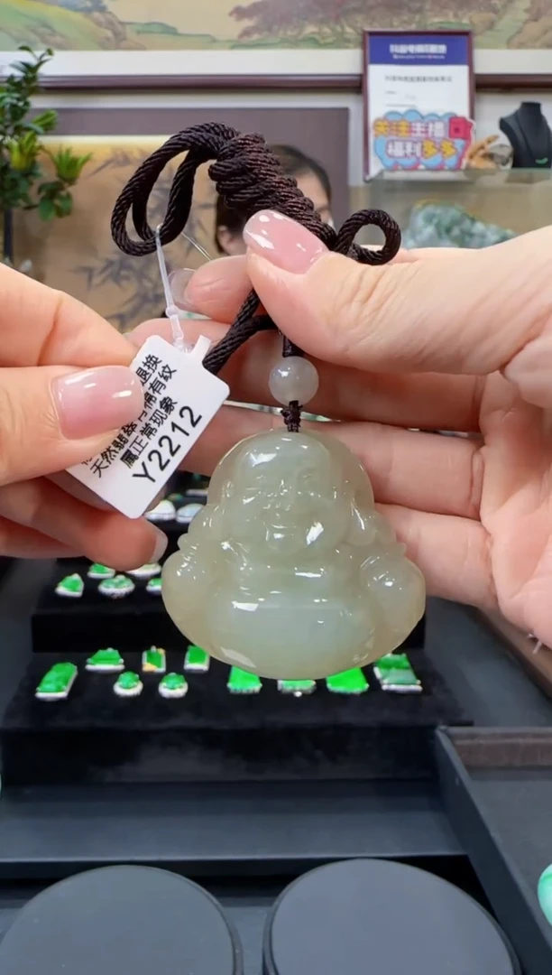 颈饰未镶嵌翡翠Y2212佛公 福利价不退换