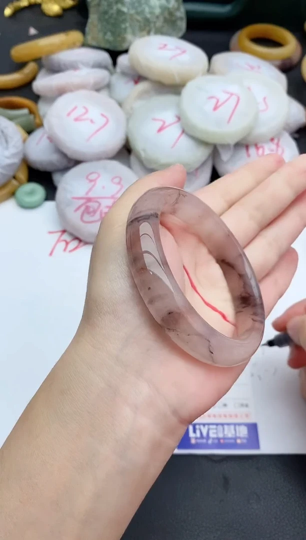 未镶嵌手镯石英质玉12+60/61