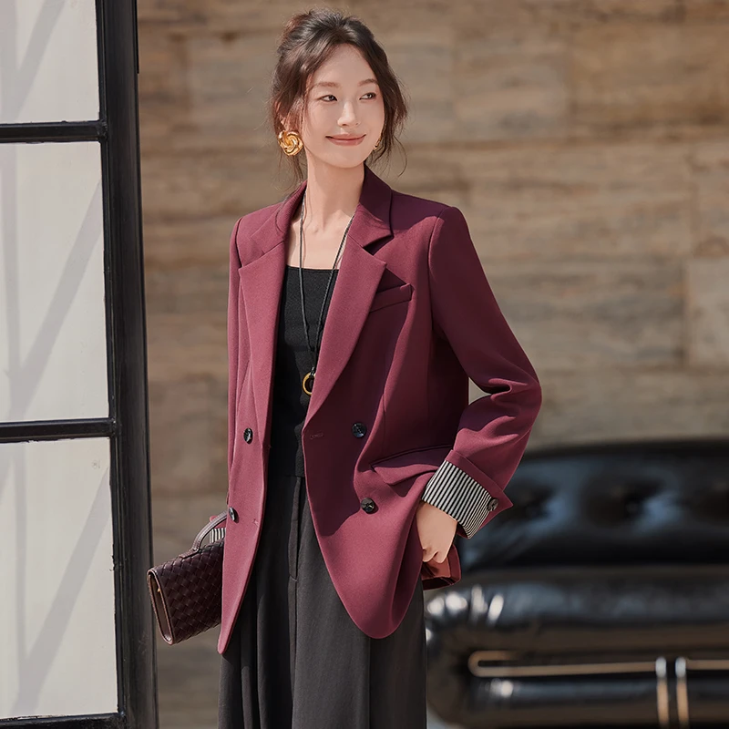 时尚西装外套女2025新款秋冬小个子高级感气质名媛休闲小西服上衣