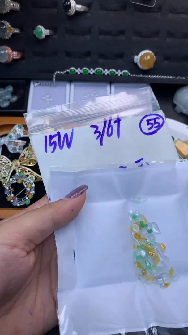 未镶嵌定制翡翠毛货需精细抛光多样性发一件蛋面+580元055