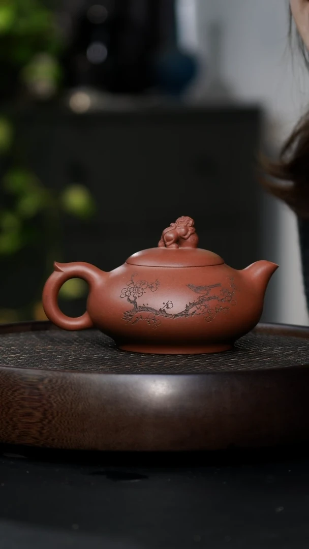 复*FXH-0053伏狮戏珠（直是）-红泥-400cc