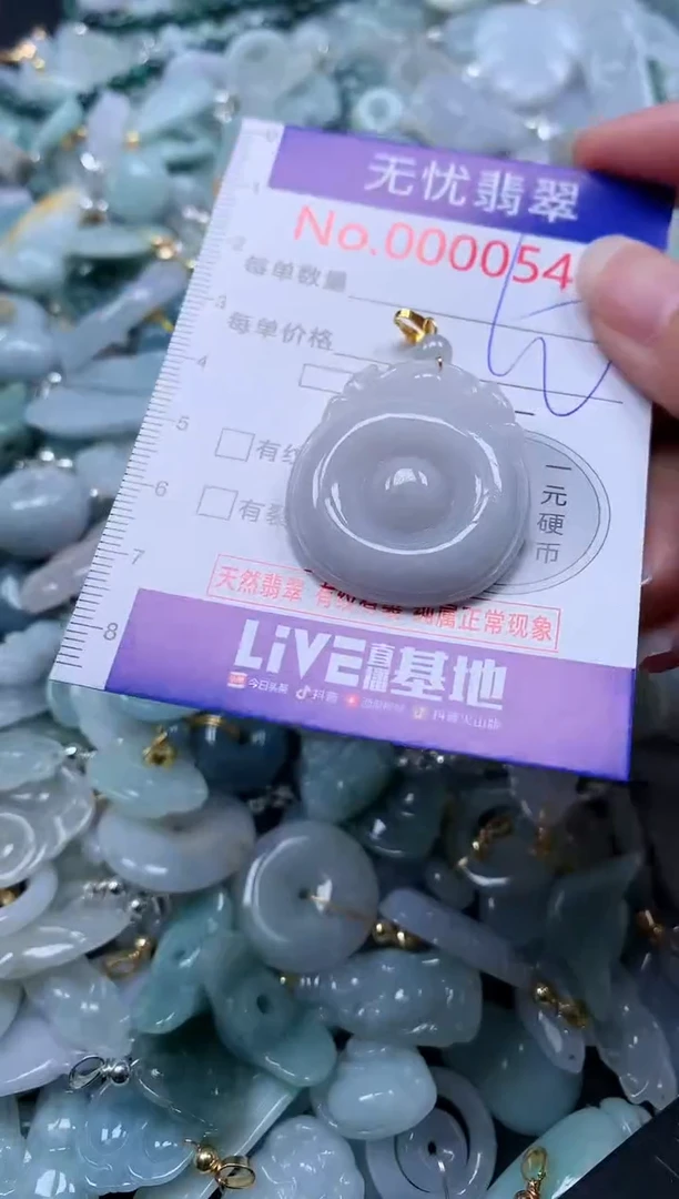 翡翠未镶嵌吊坠(不含链)542