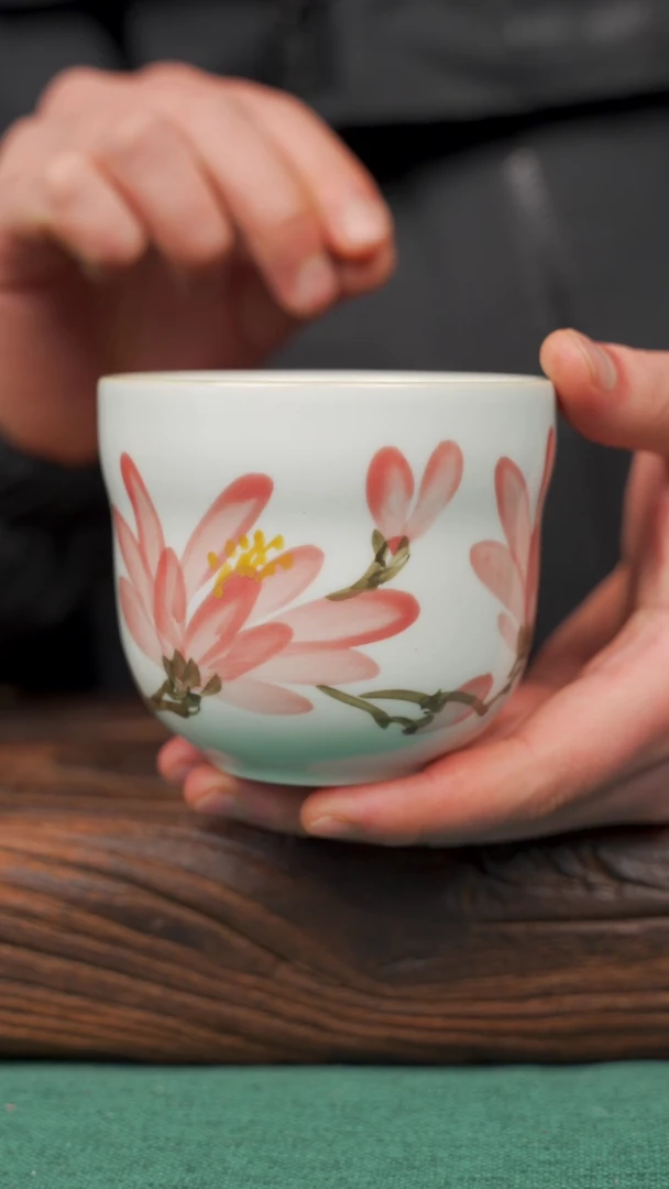 【闪购商品】瓷片91景德镇手绘釉下彩