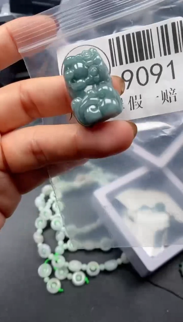 吊坠(不含链)未镶嵌翡翠9091