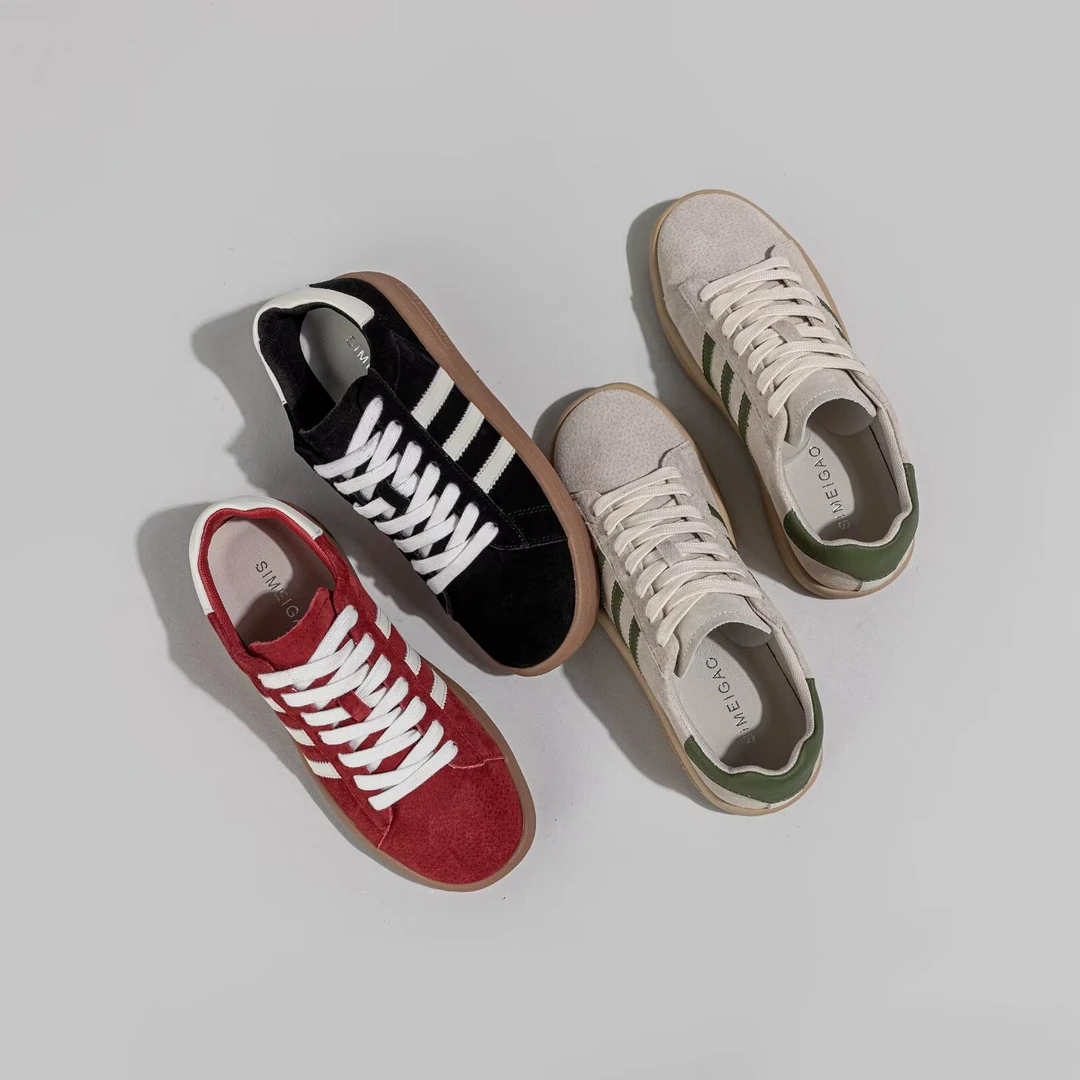 软底舒适阿甘鞋女2025新款百搭时尚显脚小轻便平底板鞋23039-3