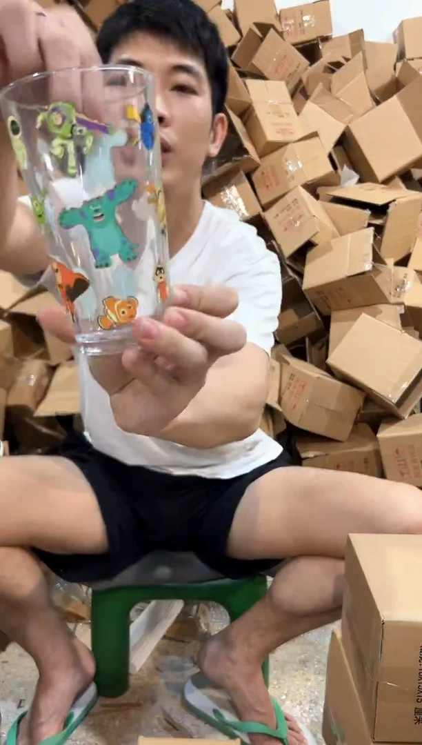 瓷片皮克斯合集玻璃杯