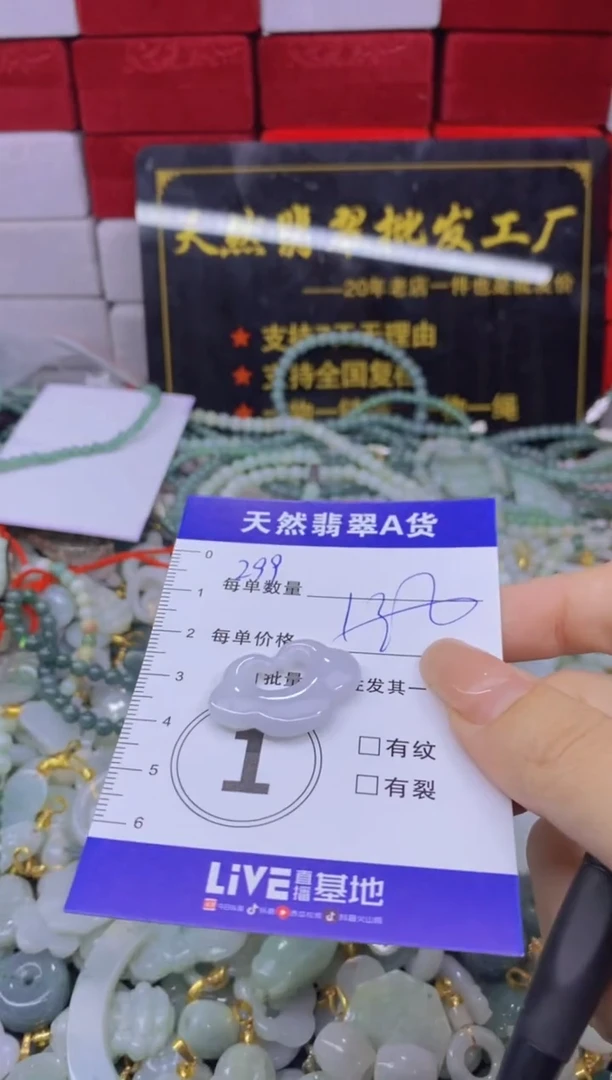 颈饰未镶嵌翡翠天然翡翠A货批量多样性发一件