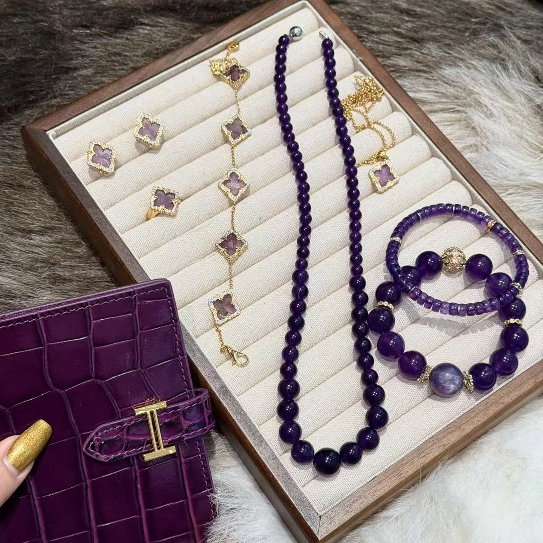 钛钢锆石项链 【浮生若梦】紫水晶项链