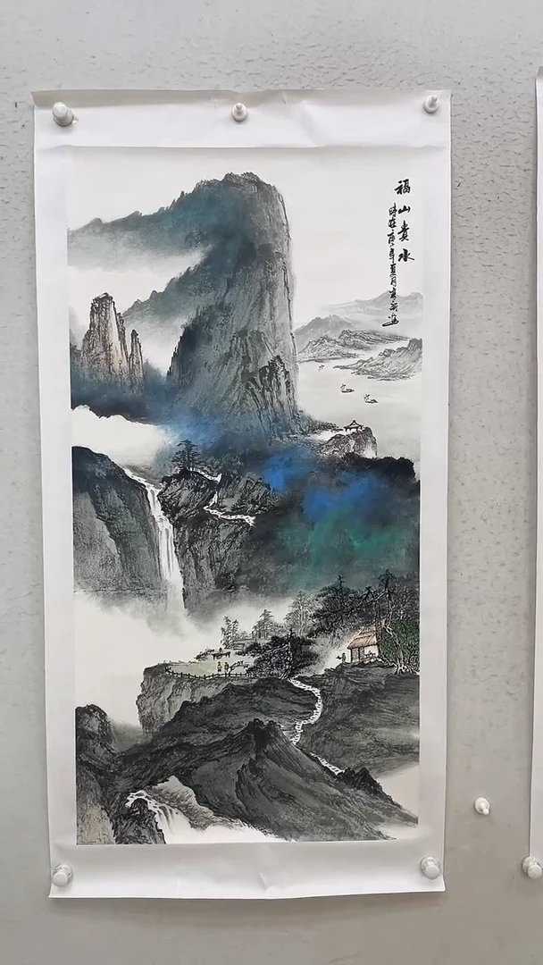 油画国画 宣纸 约70-140厘米-26