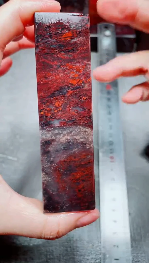 桂林鸡血玉素章3.0左右13