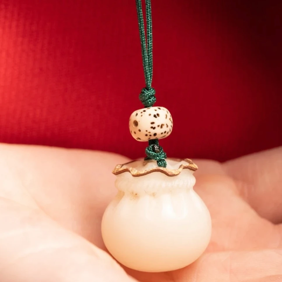 【菩提福袋】手工编织菩提树脂手机链钥匙扣挂件情侣饰品精致小巧