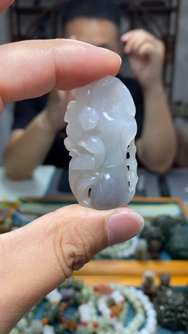 和田玉未镶嵌颈饰27