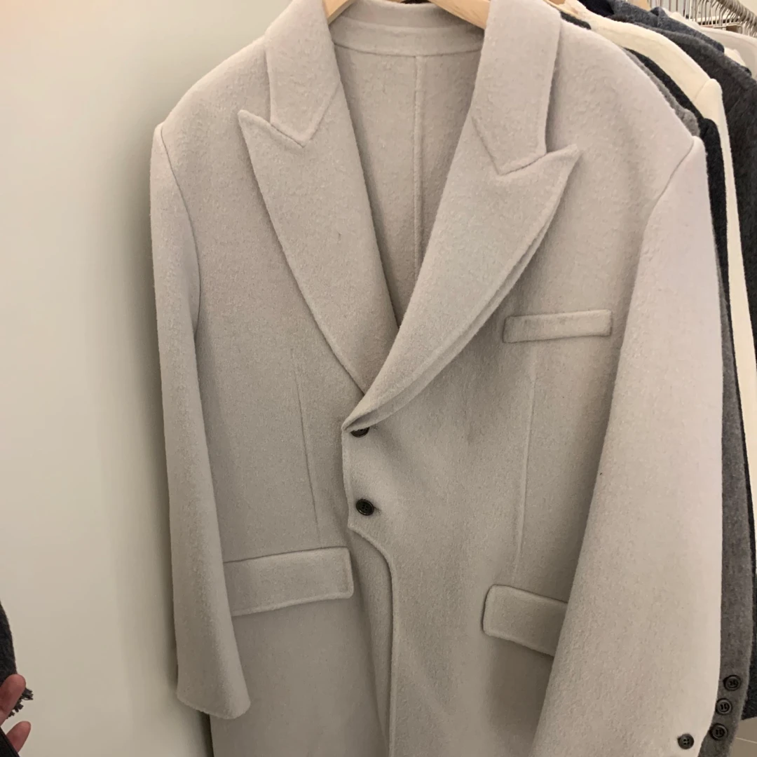 【TomoTo】秋冬长款双面外套短款大衣外套女A10