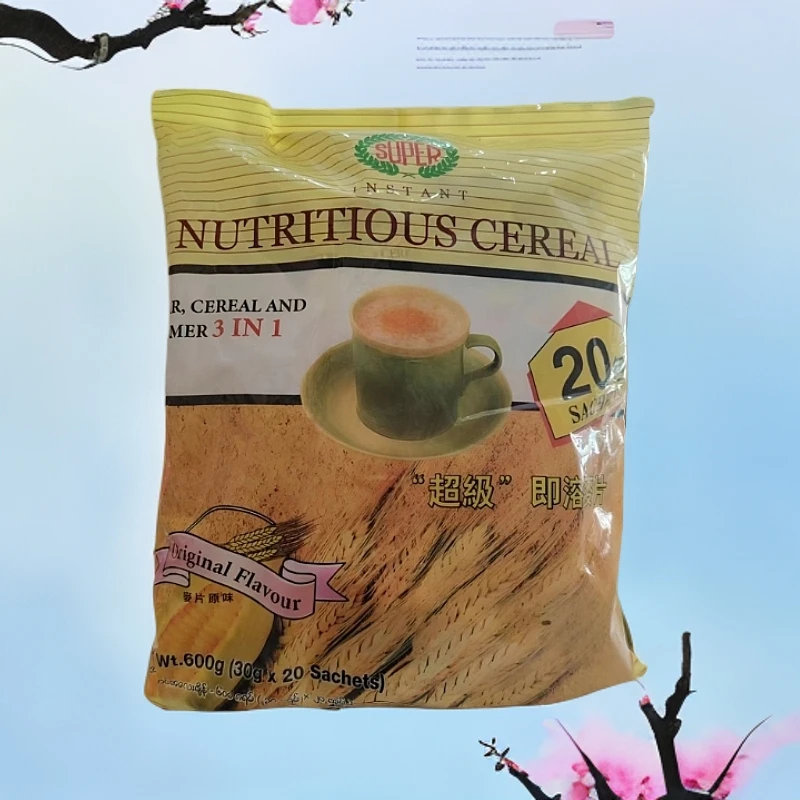 缅甸黄麦片营养早餐即溶杂粮小麦谷物冲饮即食