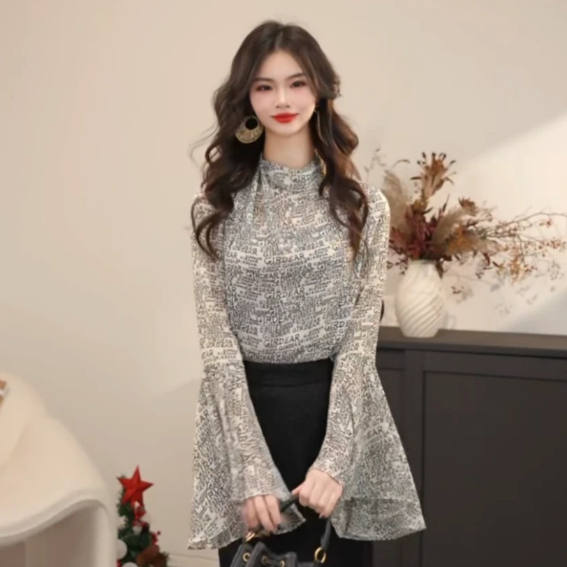 GIRDEAR/哥弟25新款春夏【英伦维希】黑白衬衫女装(附背心)1301014