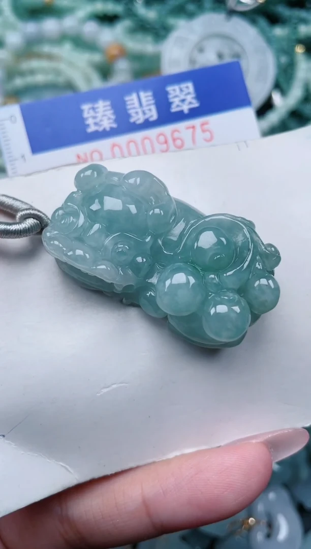 翡翠未镶嵌颈饰.0009675