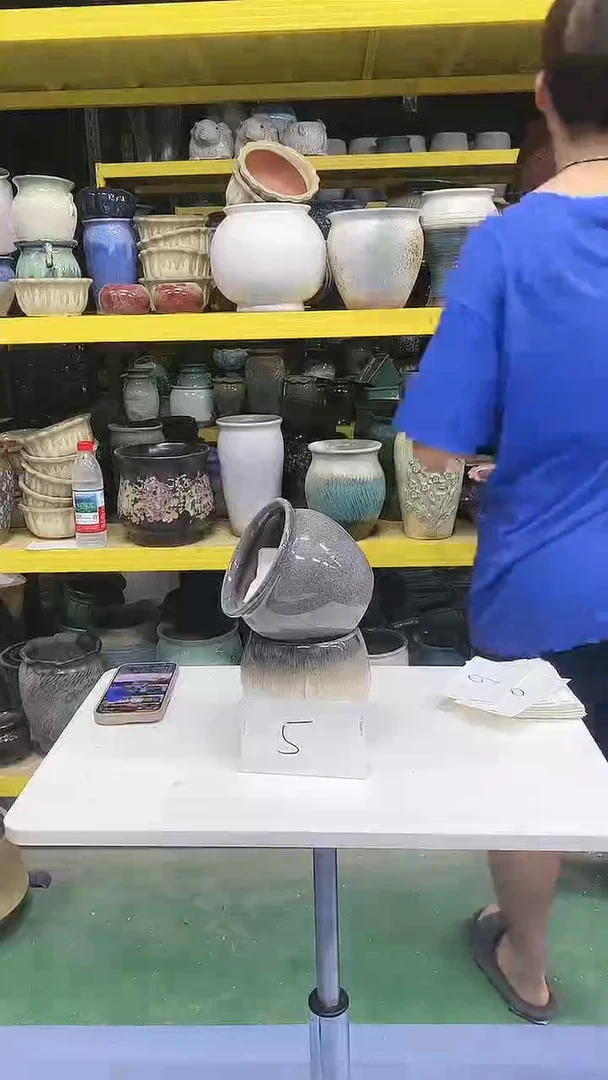 紫砂花盆宜兴紫砂粗陶花盆5