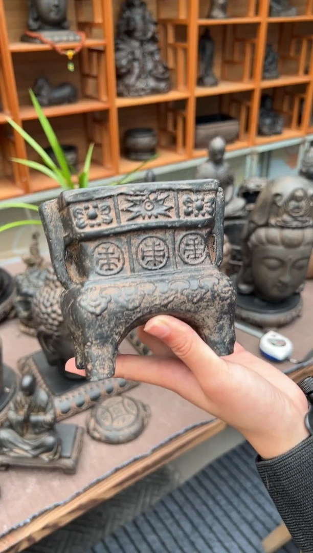 陶土【火山泥】小香炉
