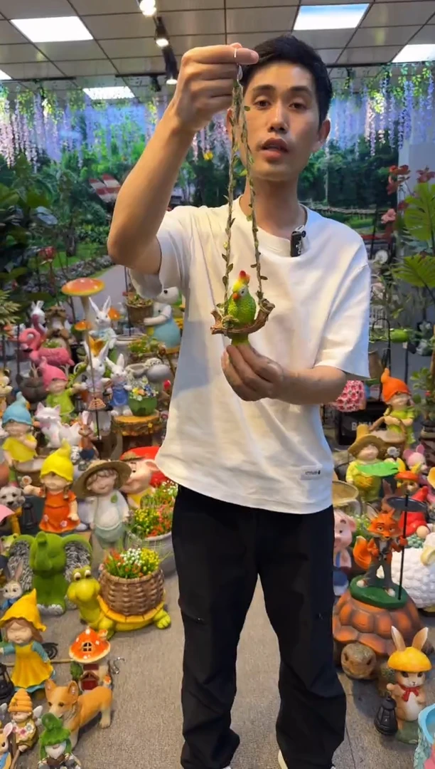 无花朵花园庭院摆件&00&