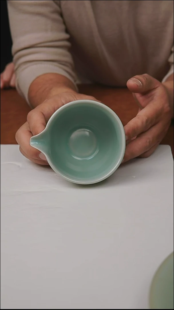 杯子瓷富山严选汝瓷，