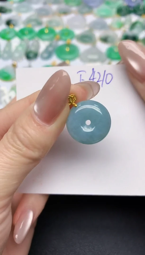 颈饰未镶嵌翡翠天然缅甸A货翡翠百元以上9元证书费自理