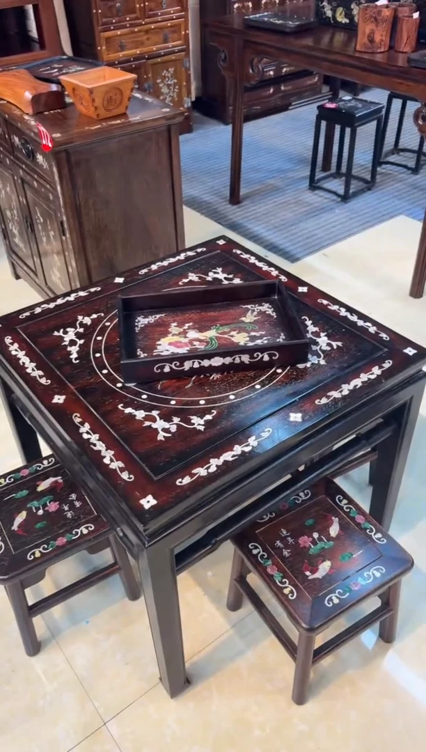 一桌四登加茶盘木木