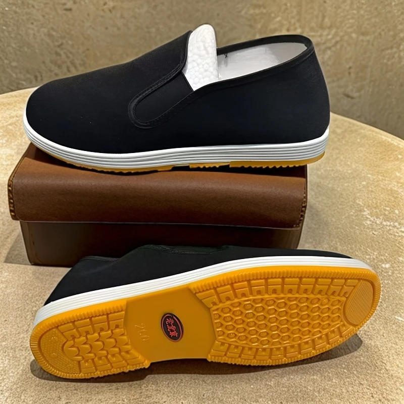 【赠送刺绣纯布鞋垫】防臭养脚休闲艾草鞋男士老北京布鞋透气不臭脚