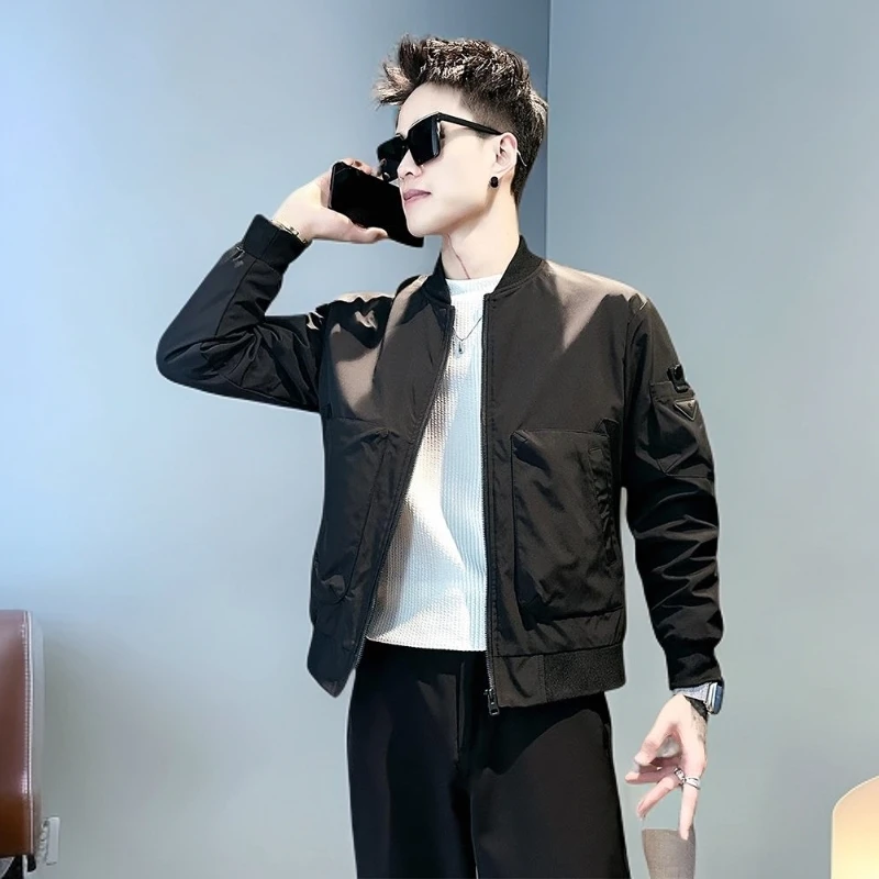 NYING2025年秋季新款今年流行的棒球制服夹男士潮流帅气秋季夹克