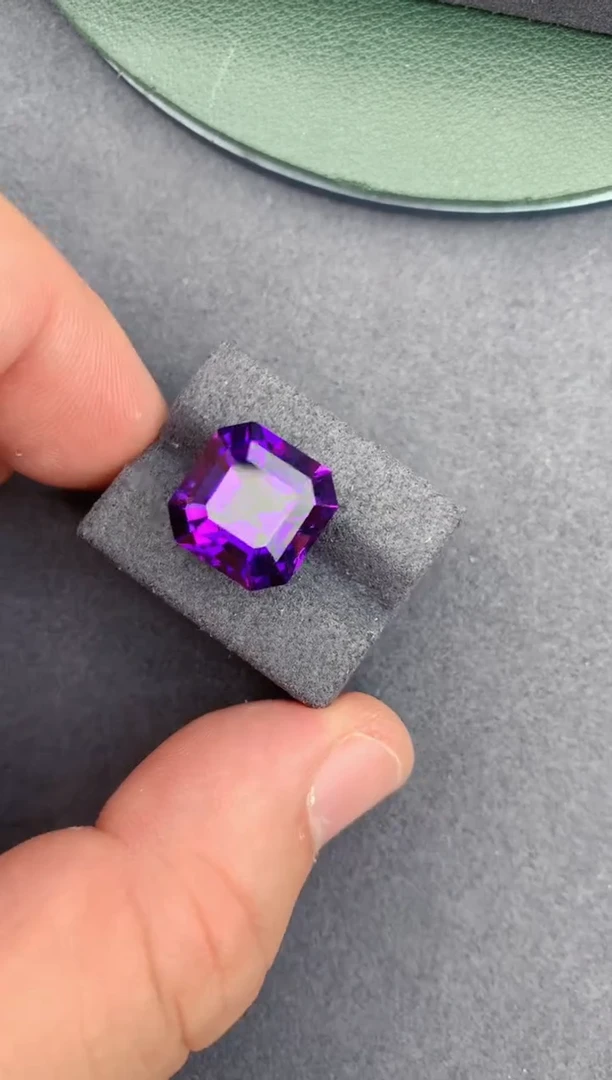 未镶嵌珠宝半成品紫晶11ct 紫水晶