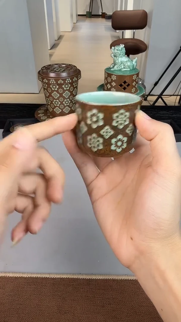青瓷手工茶器包邮不带礼盒