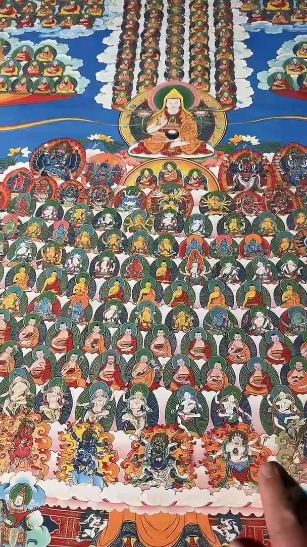 卷轴画藏式珍藏彩绘艺术馆165